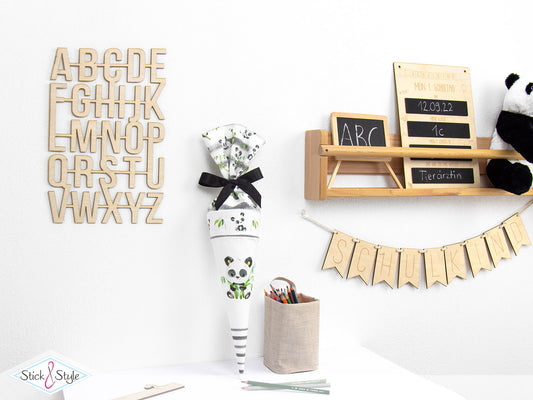 Geschwister Schultüte auch DIY aus Stoff - Pandababy