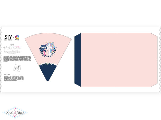 Geschwister Schultüte auch DIY aus Stoff - Einhornfreundin