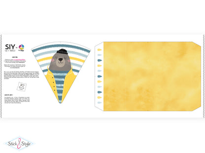 Geschwister Schultüte auch DIY aus Stoff - Hamburger Jungs