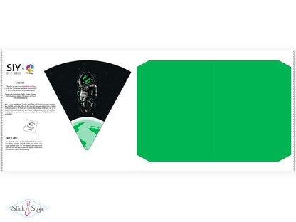 Geschwister Schultüte auch DIY aus Stoff - Weltraumabenteuer