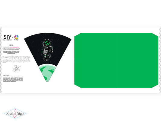 Geschwister Schultüte auch DIY aus Stoff - Weltraumabenteuer