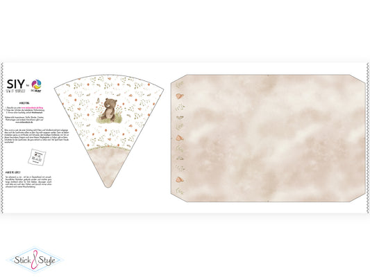 Geschwister Schultüte auch DIY aus Stoff - Fabulous Forest